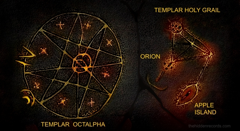 8 Pointed Star Map X