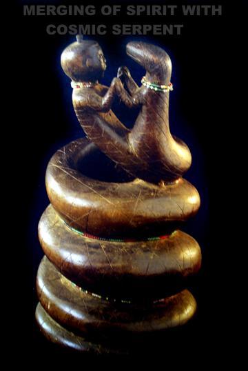 Chokwe Spirit Cosmic Serpent