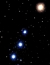 THREE STARS IN A ROW, THE 'THREE KINGS' OF ORION SHOW THE WAY TO THE STAR OF BETHLEHEM