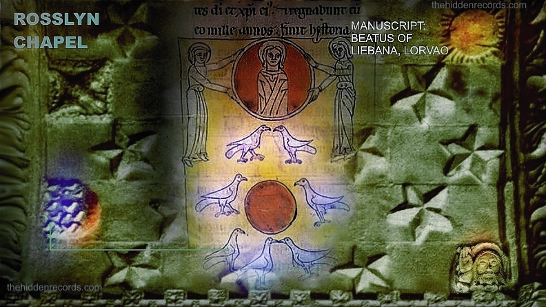 Rosslyn Chapel and Beatus of Liebana manuscript comparison