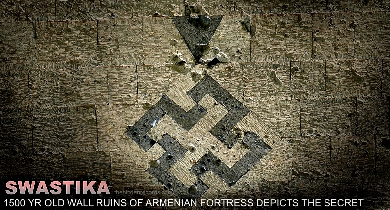 1500 year old Armenian Swastika depicting the secret of the Solar Trinity