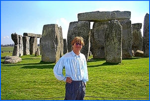 Wayne Herschel at Stonehenge