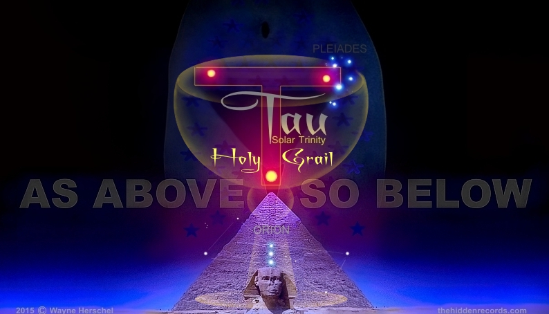 The womb of Nut - as above so below - The Holy Grail, Tau Solar Trinity