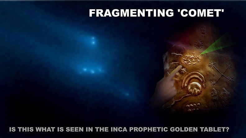 Fragmenting comet
