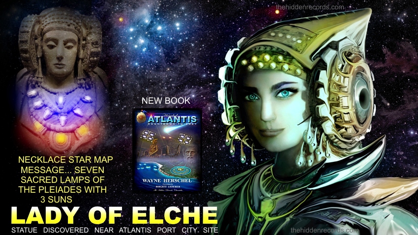 THE LADY OF ELCHE AND HER STAR MAP NECKLACE