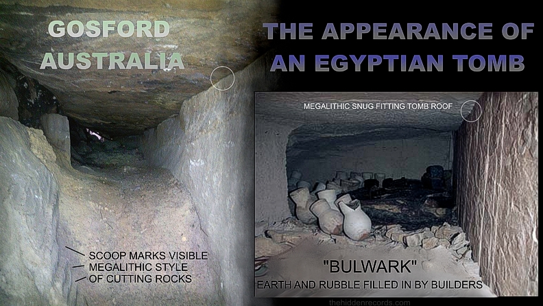 Gosford Kariong tomb chamber