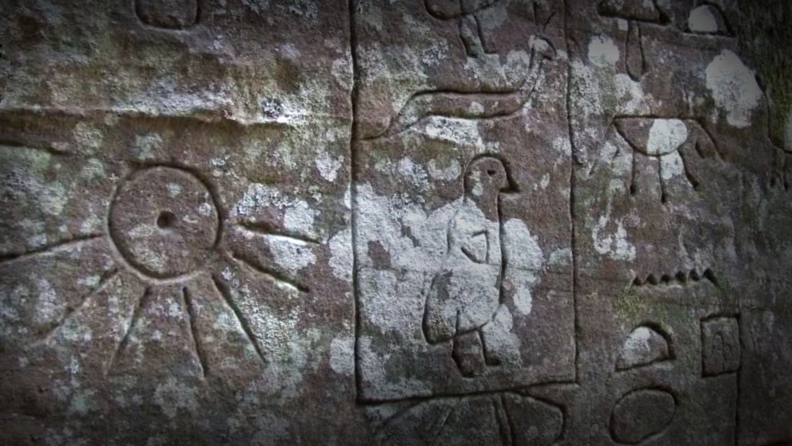 Gosford Kariong Pleiades star map Ra symbol