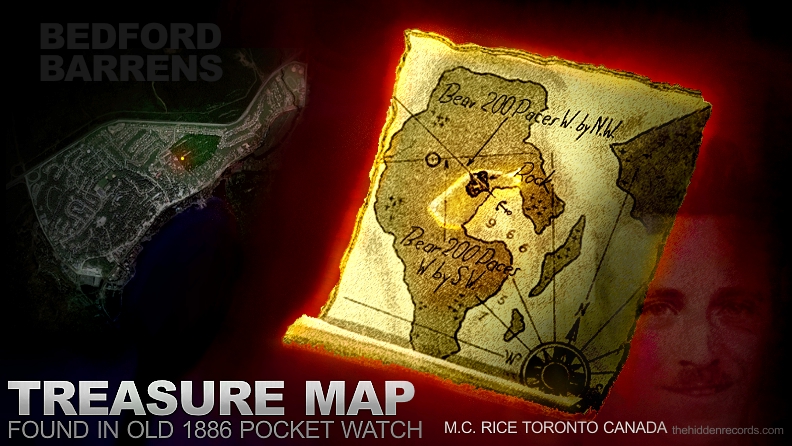 Treasure Map found in old pocket watch