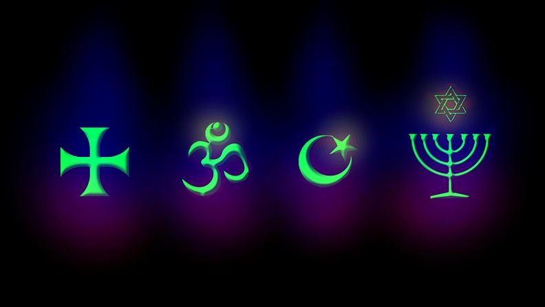 The Big Four Religions Icons