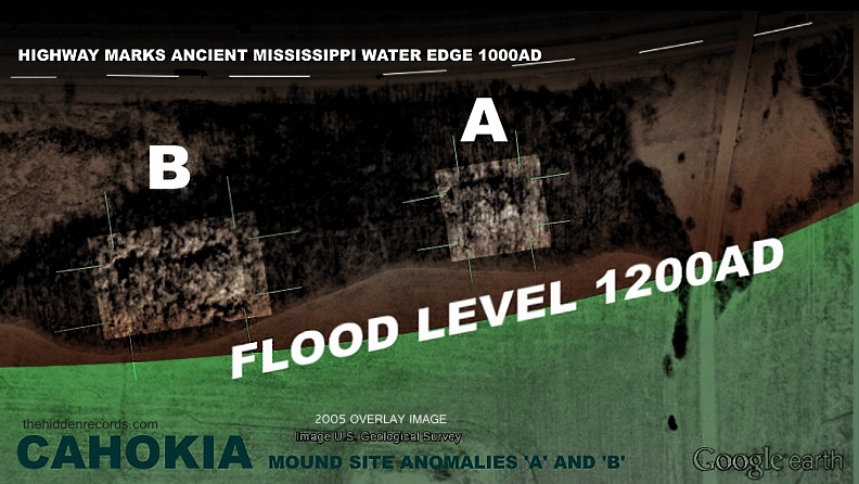 Cahokia Pleiades star map