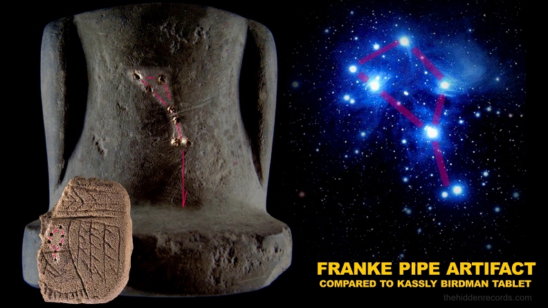 Cahokia Pleiades star map