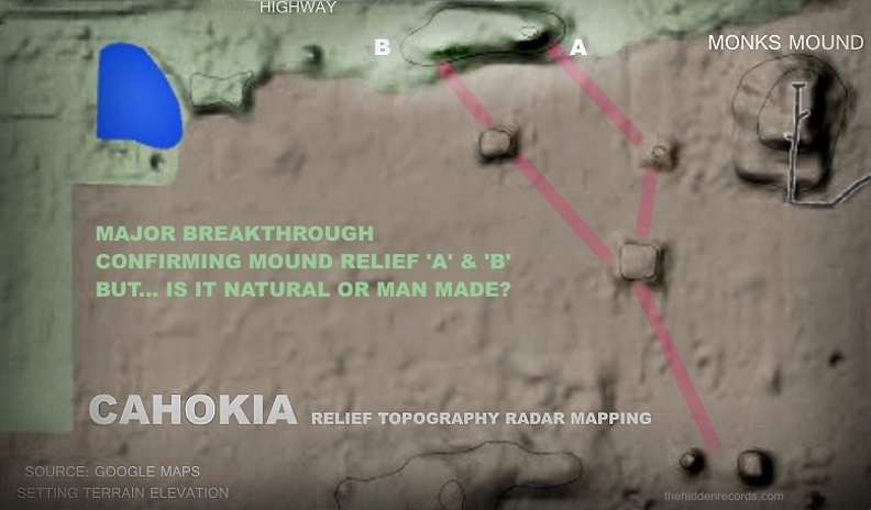 Cahokia Pleiades star map