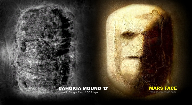 Cahokia Pleiades star map