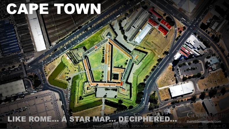 Cape Town sun star map decoded