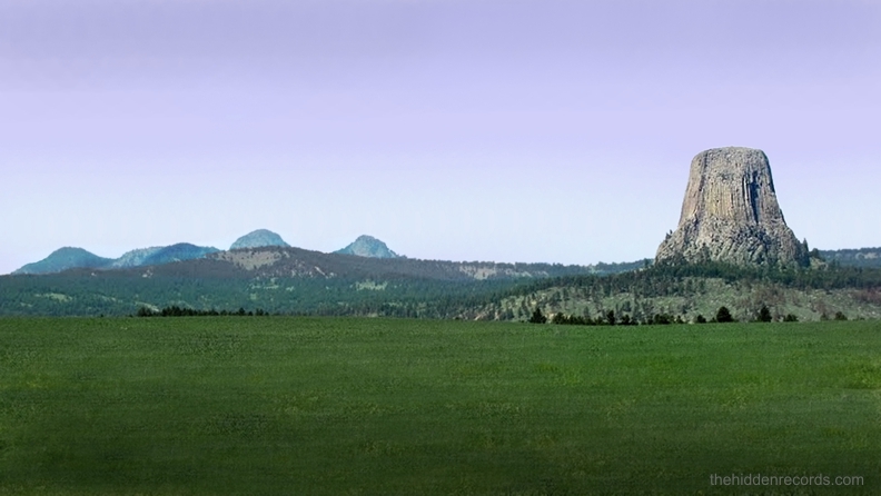 A pretty close match to the sketch and the angle used in the iconic movie 'Close Encounters'