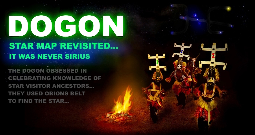 STAR MAP DOGON - DOGON TRIBE MALI