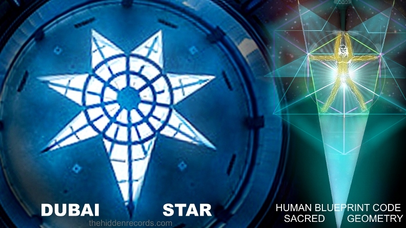 Dubai seven pointed star pleiades