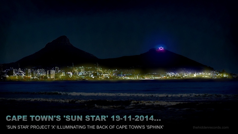 Cape Town sun star map decoded