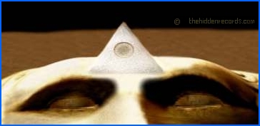 Rebuilt model of the Mars Face - the horn modeled as a pyramid