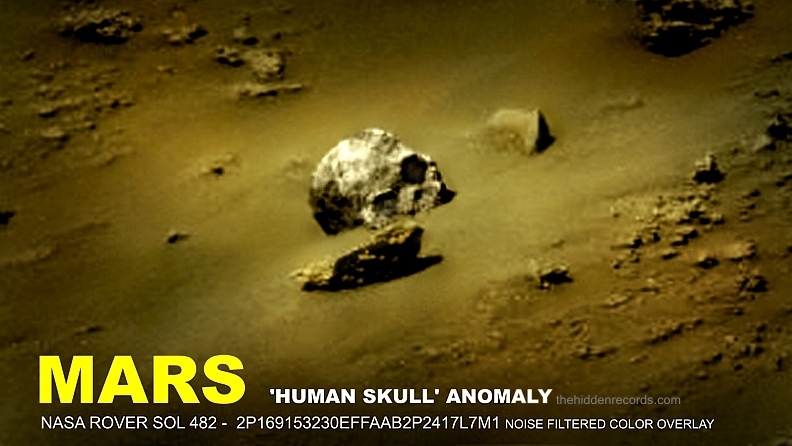 Mars skull discovered by Rover