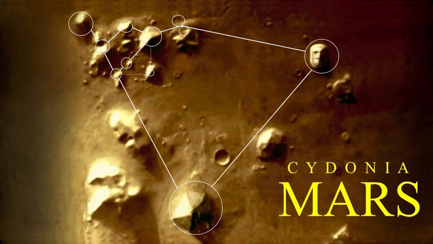 Cydonia Mars - Pleiades, face and pyramid