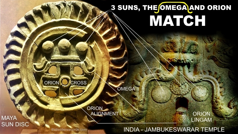 Maya sun disc cross India
