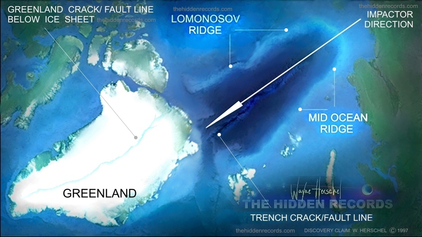 HERSCHEL'S NORTH POLE IMPACT EVENT