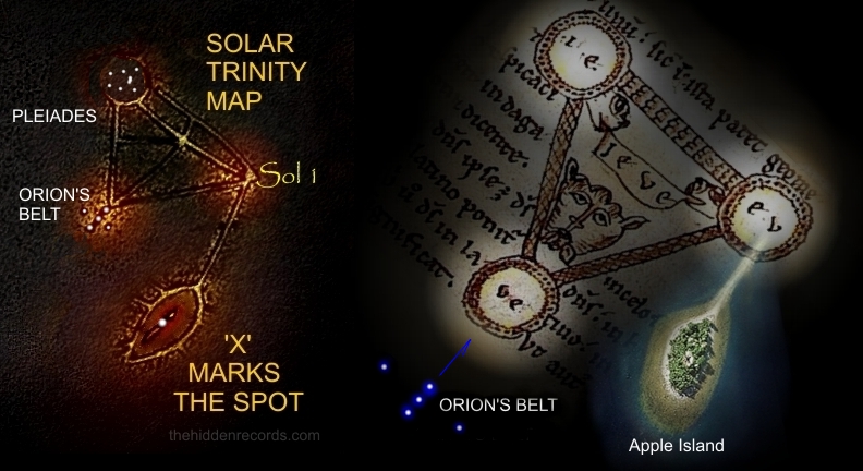 Solar Trinity Stone Map