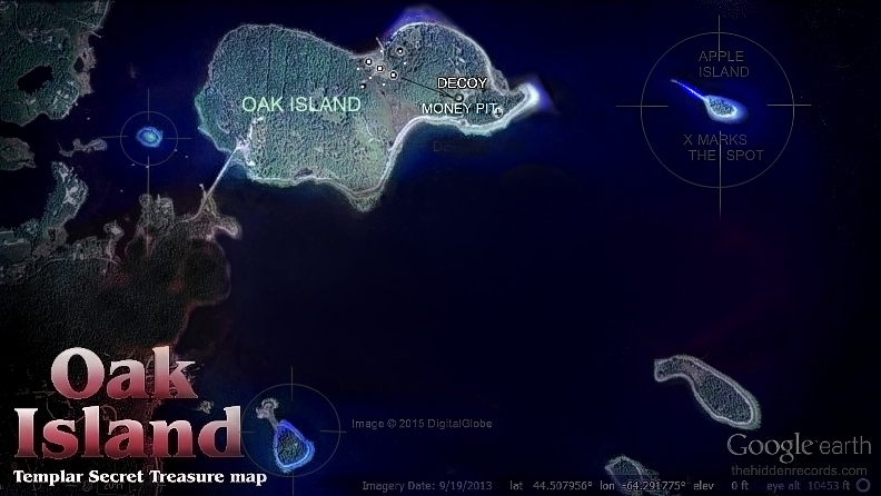 Oak Island Treasure Star Map interpretation