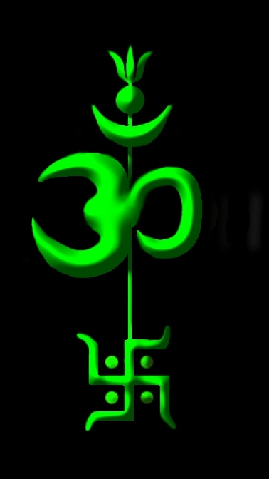 Om Trishul Tri Shakti Swastika Origins