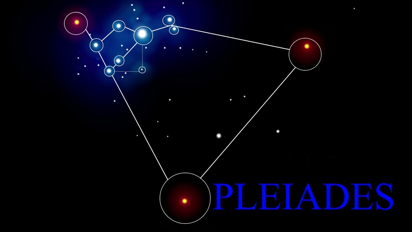 Pleiades, Sol1, Sol2 and Sol3