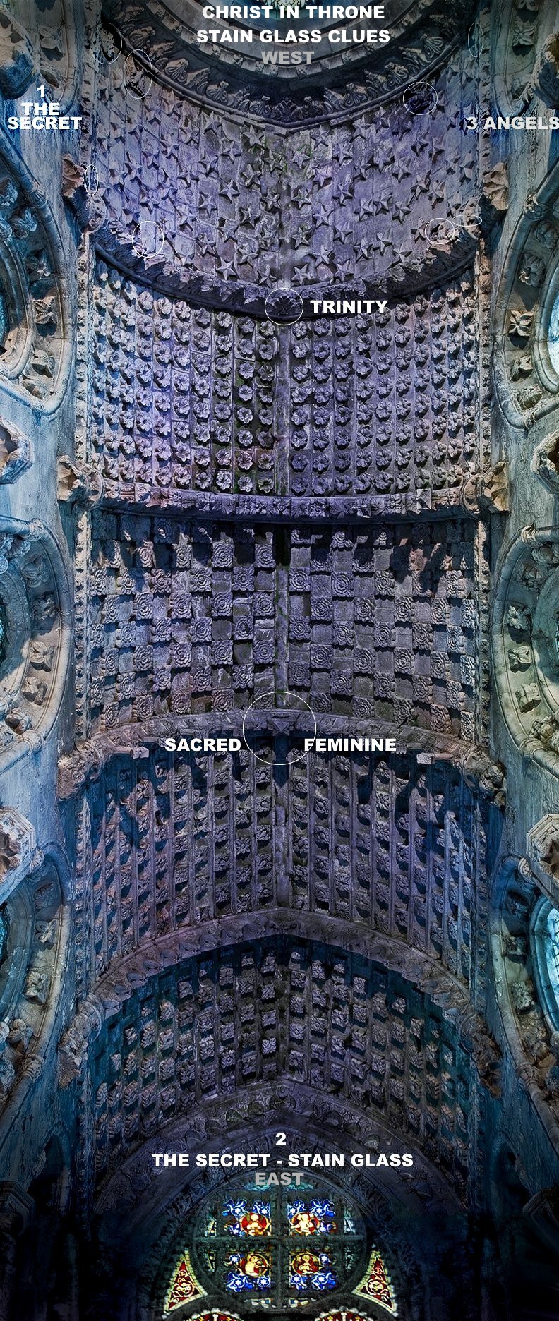 Rosslyn Chapel ceiling