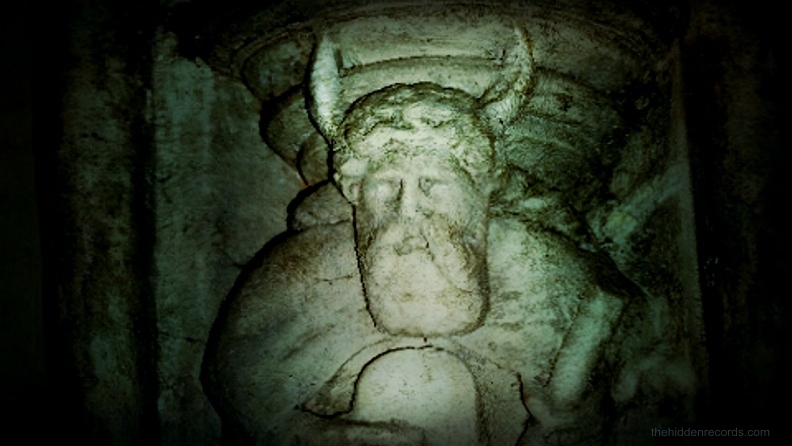 Moses with horned crown