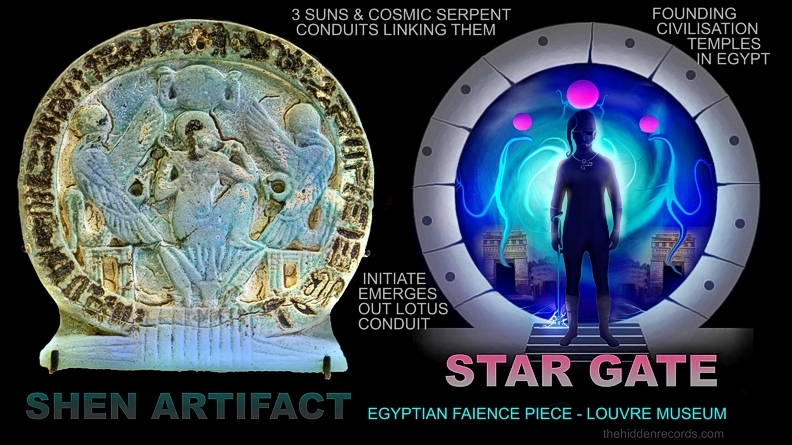 Shen artifact - Ouroboros star gate - Louvre