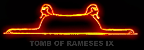 Sphinx symbol from Rameses IX tomb