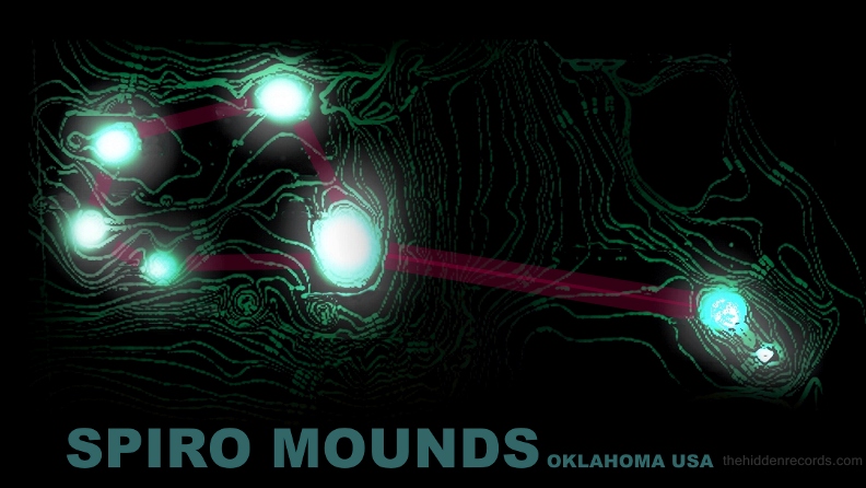 Cahokia Pleiades star map