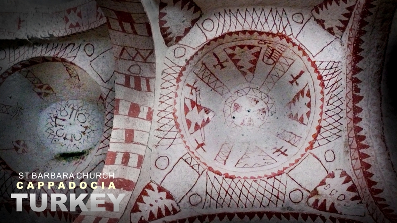 St Barbara Church Cappadocia Pleiades Three Suns