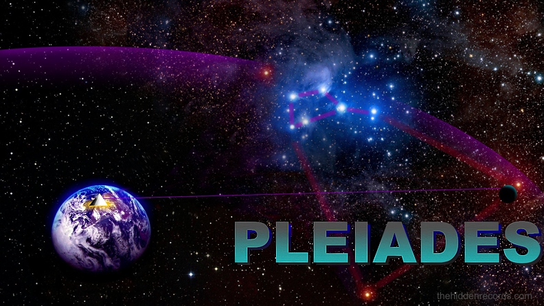 Star shaft Pleiades