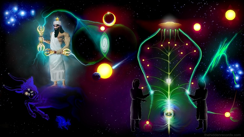 Sumerian seal depiction