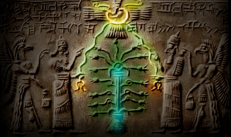 SUMERIAN OMEGA STAR GATE AND TREE OF LIFE