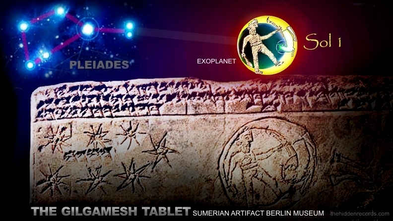 'GILGAMESH TABLET' STAR MAP - SUMERIAN - BERLIN MUSEUM GERMANY