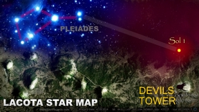 Star Map Devils Tower