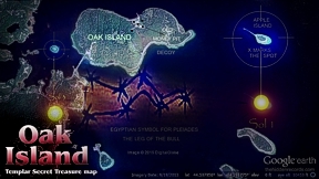 Star Map Oak Island Templar