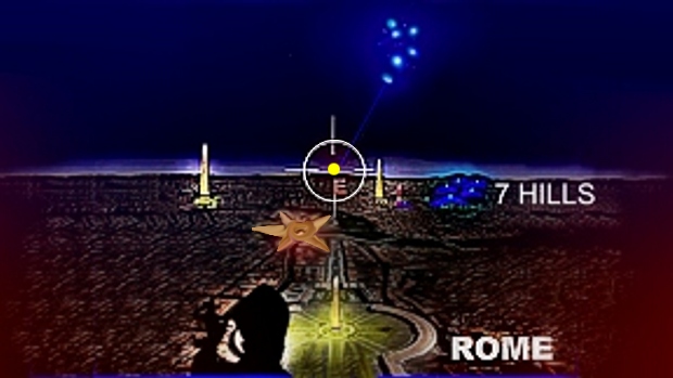 STAR MAP 7 HILLS ROME - MAP OF HEAVEN