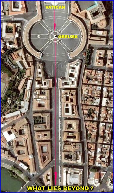 Vatican street seen from above