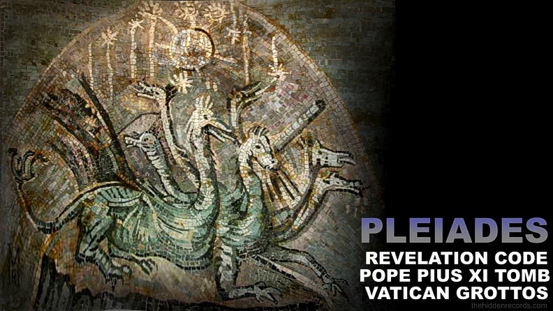 Vatican Grottoes - Pius XII tomb beast - Pleiades